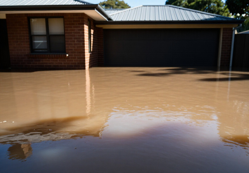 Before and After Flood Damage in Fairlight